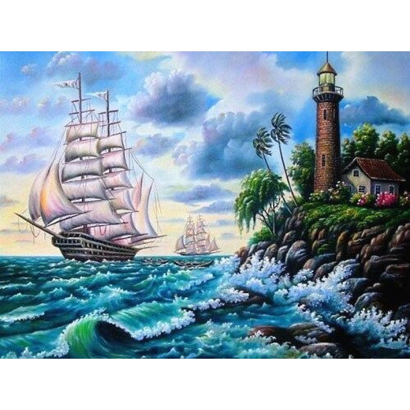 Segelboot vor der K�...